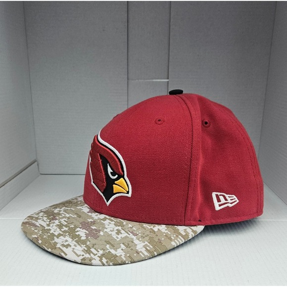 Arizona Cardinals Hat 7 3/8 Salute To Service New Era 59Fifty Camo NFL Football - Picture 2 of 5